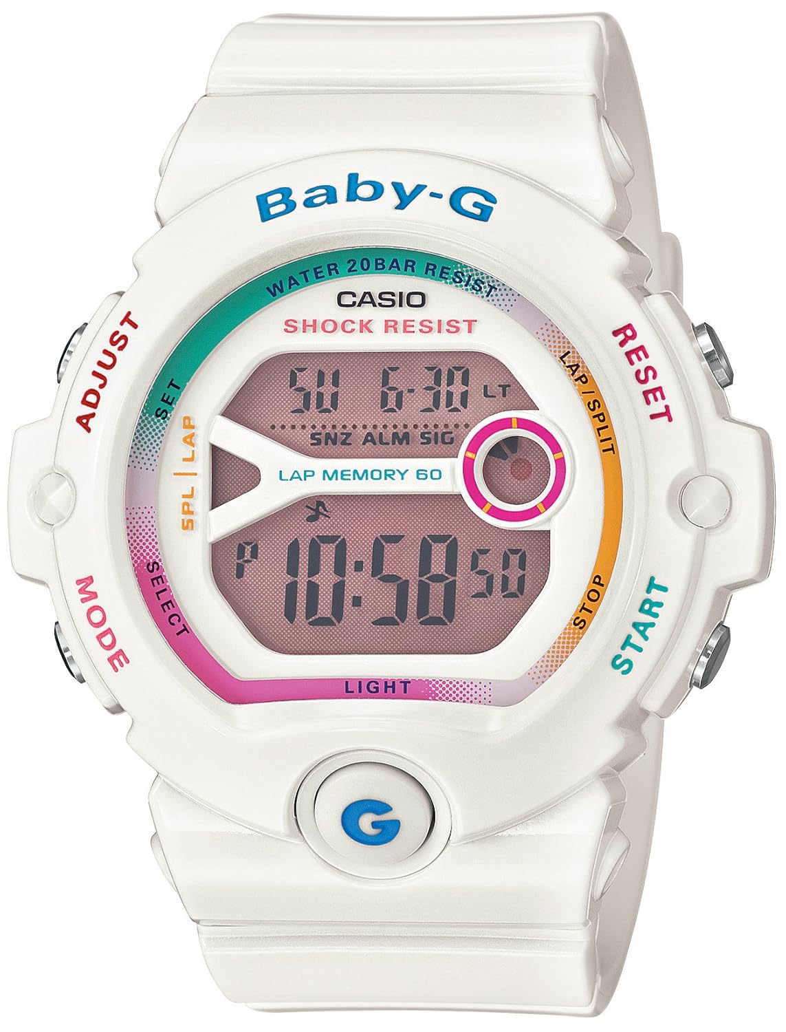 卡西欧casio 腕表 baby-g for running bg-6903-7cjf 女款